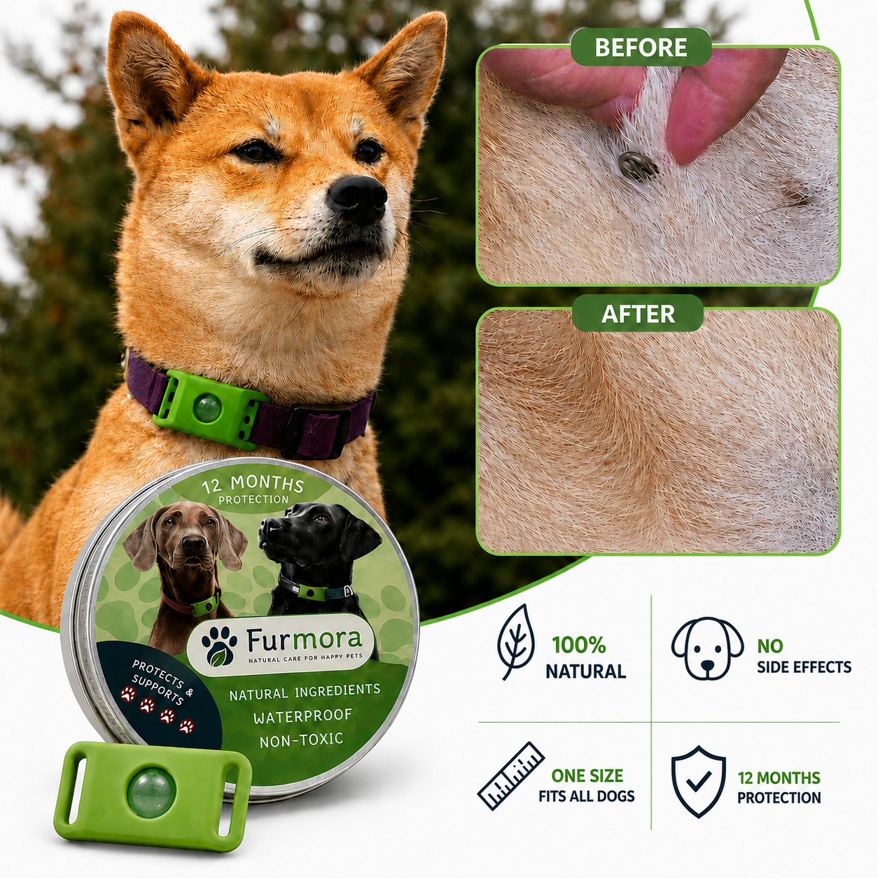 Furmora® Natural Protection Tag